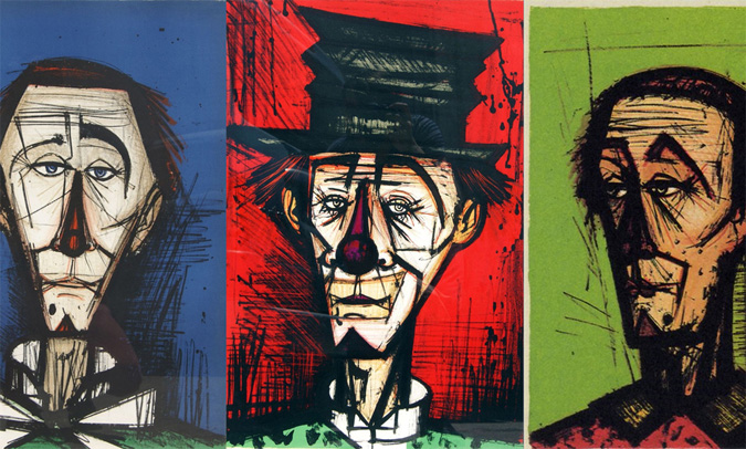 Les clowns de Bernard Buffet