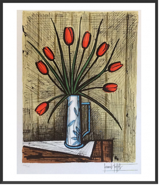 Buffet_Bouquet de tulipes_1985