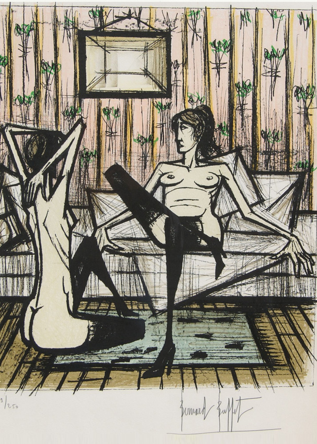 Bernard Buffet, un style caractéristique et reconnaissable.