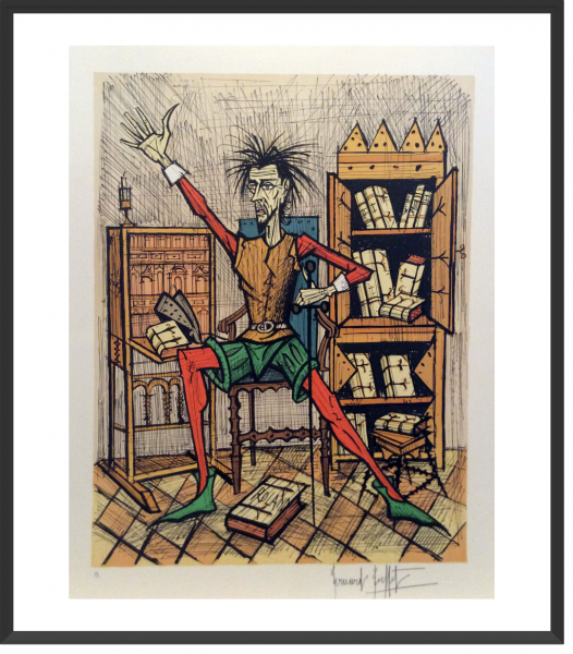 Buffet_Don Quichotte dans sa bibliothèque_1989