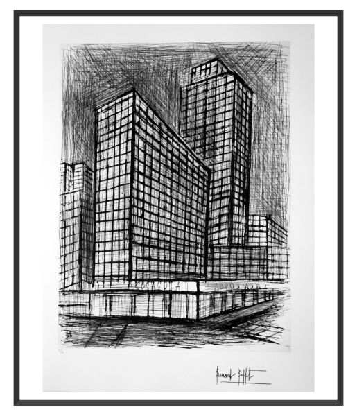 BUFFET Bernard New York, Daily News building 73 x 55 cm