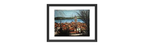 EA XXiV-XXX saint tropez, la vue de la citadelle 55 cm x 68 cm