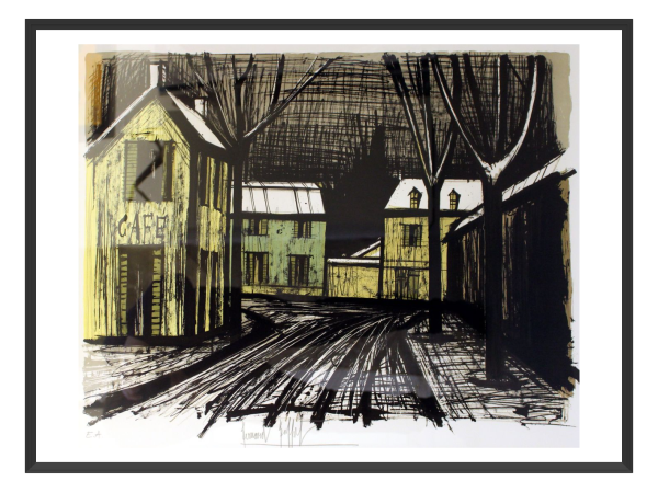 Village sous la neige 52 x 68 eA