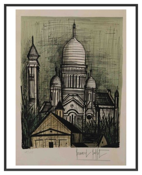 BUFFET Bernard Le Sacré-Coeur 67 x 47 cm