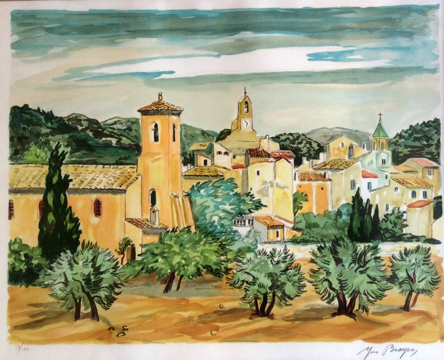 Yves Brayer (19071990) tableaux, dessins Galerie Estades